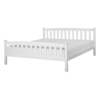 BELIANI postel GIVERNY 180 × 200 cm, dřevěná, bílá