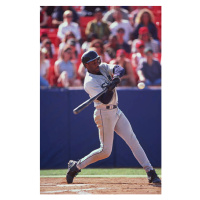 Umělecká fotografie Baseball player swinging at ball, Getty Images, (26.7 x 40 cm)