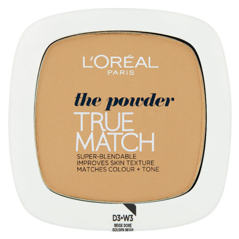 L´Oréal Paris True Match Pudr 3.D/3.W 9g L'Oréal Paris