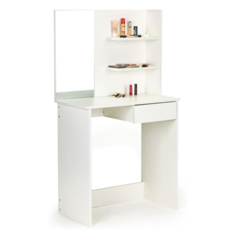 Moderní kosmetický stolek v bílé barvě