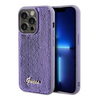 Pouzdro Guess Sequin Script Metal Pro Iphone 14 Pro Max Fialové