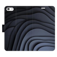 iSaprio Flip pouzdro Dark Waves pro iPhone 5/5S/SE