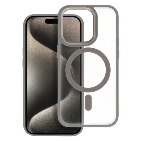 Smarty Matte Mag kryt s MagSafe iPhone 15 Pro Max titanium