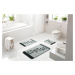 LineaDue AQUATICA - Koupelnová předložka šedá Rozměr: 65x115 cm