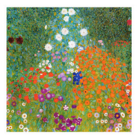 Obrazová reprodukce Cottage Garden, Gustav Klimt, 40 × 40 cm