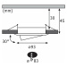 PAULMANN LED vestavné svítidlo Nova Plus Coin samostatné svítidlo výklopné IP65 kruhové 93mm 30°