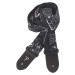 Perri's Leathers 7641 Design Fabric Strap Black Bandana