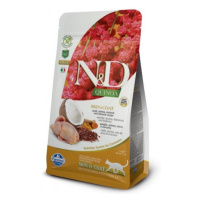 N & D GF Quinoa CAT Skin & Coat Quail & Coconut 300g