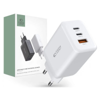 Nabíječka TECH-PROTECT C65W 3-PORT NETWORK CHARGER PD65W/QC3.0 WHITE (9490713934517)