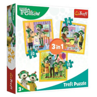 Puzzle Treflíci: Být spolu je fajn 3v1 (20,36,50 dílků)