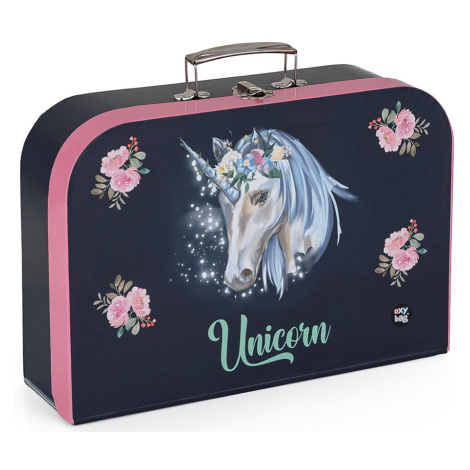 Dětský lamino kufřík - 34 cm - Unicorn Flower Karton P+P