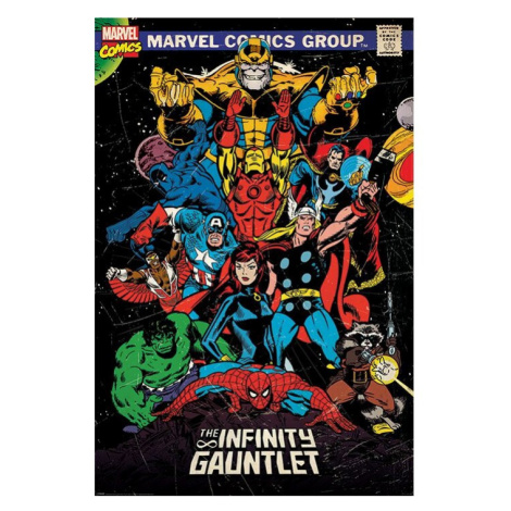 Plakát Marvel Retro - The Infinity Gauntlet (234) Europosters