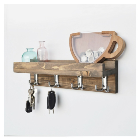 Kuchyňská police Rustic Walnut Hanah Home