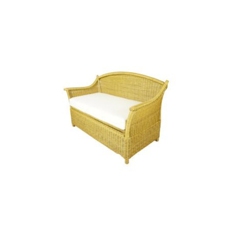 Ratanová lavice s úložným prostorem - světlý med FOR LIVING