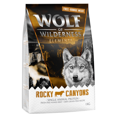 Wolf of Wilderness, 2 x 1 kg - 20 % sleva - "Rocky Canyons" Beef