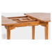 DEOKORK Zahradní teakový stůl ovál ELEGANTE (různé délky) 130/180x120 cm