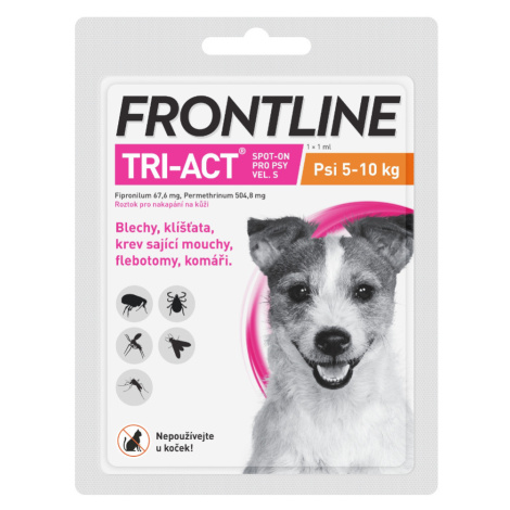 FRONTLINE TRI-ACT pro psy 5-10 kg (S) 1 pipeta