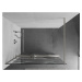 MEXEN/S Kioto+ Sprchová zástěna WALK-IN s poličkou a držákem ručníků 80 x 200 cm, bílý vzor, nik