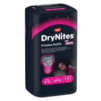 Huggies DryNites plenkové kalhotky pro dívky, vel. L, 27-57 kg, 9 ks