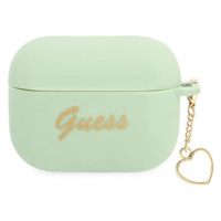 Guess GUAPLSCHSN AirPods Pro cover green Silicone Charm Heart Collection (GUAPLSCHSN)