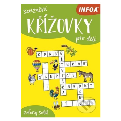 Senzační křížovky pro děti (zelený sešit) - kniha z kategorie Křížovky Infoa