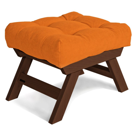 MarLiving Taburet BREEZIO 03 55 cm z masivu/oranžový