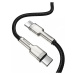 Datový kabel Baseus Cafule Series Metal Type-C/Type-C 100W 2m, černá