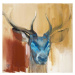 Adlington, Mark - Obrazová reprodukce Mask (young stag), 2014,, (40 x 40 cm)