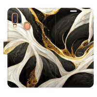 iSaprio flip pouzdro BlackGold Marble pro Samsung Galaxy A40