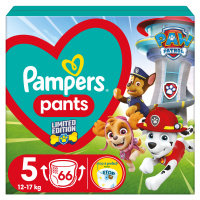 PAMPERS Active Baby Pants Paw Patrol Kalhotkové plenky vel. 5, 12-17 kg, 66 ks