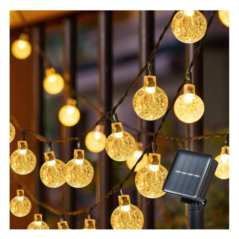 Brilagi - LED Solární dekorační řetěz BUBBLE 50xLED/8 funkcí 7m IP65 teplá bílá BRI041