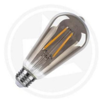 LED žárovka E27 ST64 6W 4xCOB Filament Vita 650lm KOUŘOVÁ, ULTRA TEPLÁ BÍLÁ