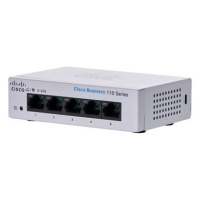 CISCO CBS110 Unmanaged 5-port GE, Desktop, Ext PS