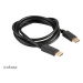 Akasa kabel DisplayPort - DisplayPort, M/M, 8K@60Hz, 2m, černá