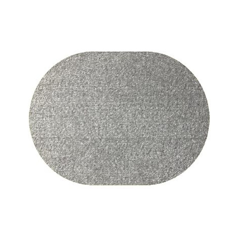 Kusový koberec Eton šedý ovál 140 × 200 cm Vopi