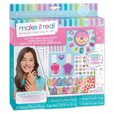Make it real Laky na nehty se zdobením 2 kusy
