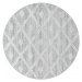 Ayyildiz koberce Kusový koberec Pisa 4707 Grey kruh Rozměry koberců: 120x120 (průměr) kruh
