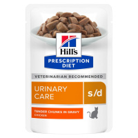 Hill's Prescription Diet. 12 x 85 g - 10 + 2 zdarma - Diet s/d Urinary Care s kuřecím 12 x 85 g