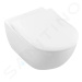 GEBERIT Duofix Modul pro závěsné WC s tlačítkem Sigma01, alpská bílá + Villeroy Boch WC a sedátk