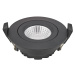 Sigor LED bodový podhled Diled, Ø 8,5 cm 6 W Dim-To-Warm černý