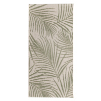 Dekoria TRENDY koberec  Cottage II wool/ jungle green 67x130cm, 67 x 130 cm