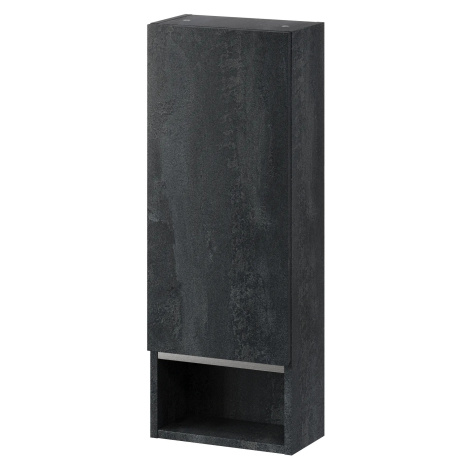 Szynaka Závěsná koupelnová skříňka Letto 05 30 cm černý beton