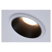 PAULMANN Vestavné svítidlo LED Cole 6,5W bílá/černá mat 3-krokové-stmívatelné 2700K teplá bílá 9