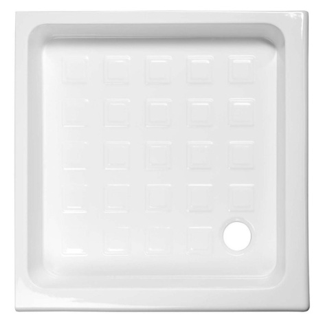 Kerasan RETRO keramická sprchová vanička, čtverec 90x90x20cm, bílá