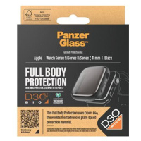 PanzerGlass Apple Watch 9/8/7 41mm ochranný kryt s D30 (černý rámeček)