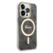 Zadní kryt Guess IML 4G MagSafe pro Apple iPhone 15 Pro, černá