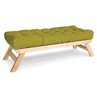 MarLiving Lavice BREEZIO 01 140 cm z masivu/zelená