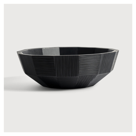 Mahagonová mísa Black Striped bowl - Ethnicraft