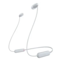 Sony WI-C100 bezdrátová sluchátka do uší bílá
