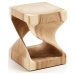 Odkládací stolek z masivu munggur 30x30 cm Hakon – Kave Home